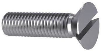 S/S SLT COUNTERSUNK SCREW M6X18 DIN963
